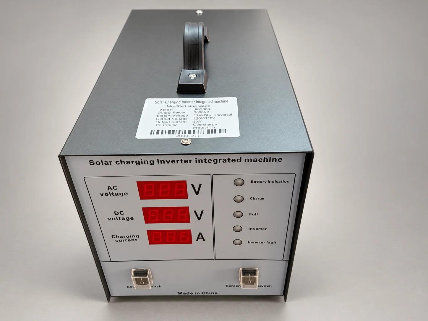 JXWER Solar inverter-charger JX-3000